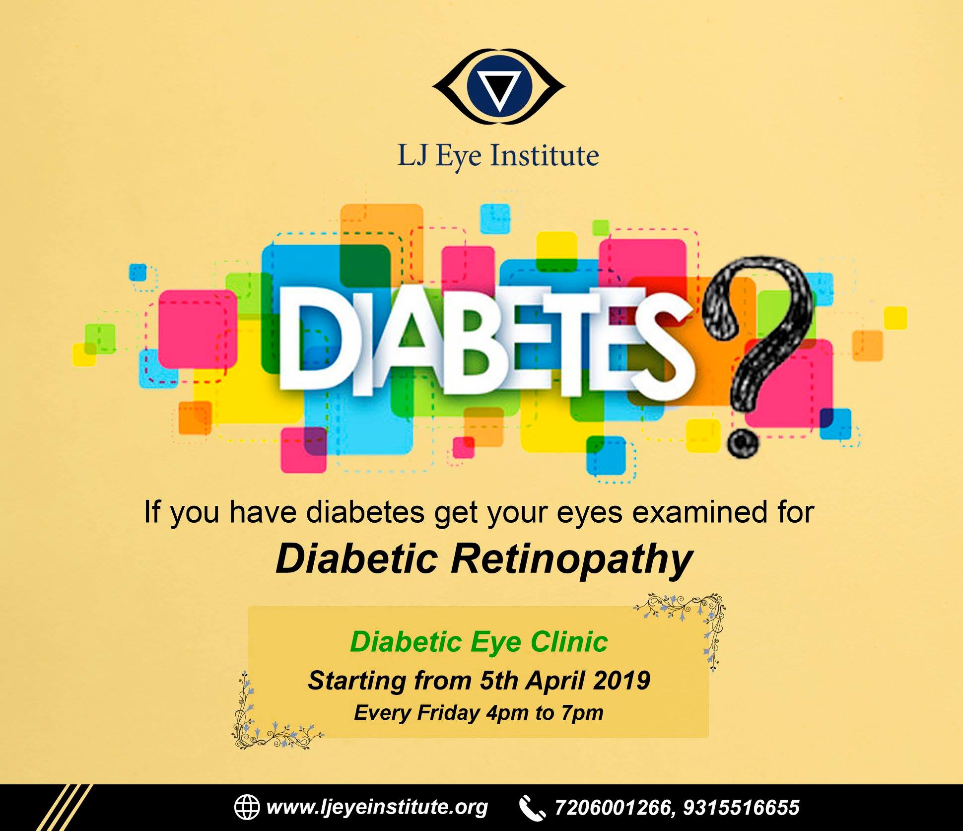 Diabetic Eye Problems treatment in Haryana | LJ Eye Institute