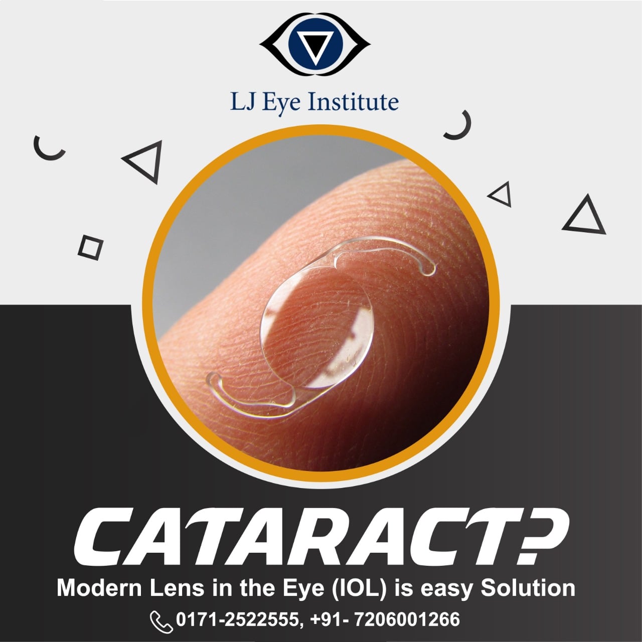 Eye Hospital with best cataract lenses in Haryana | LJ Eye Institute