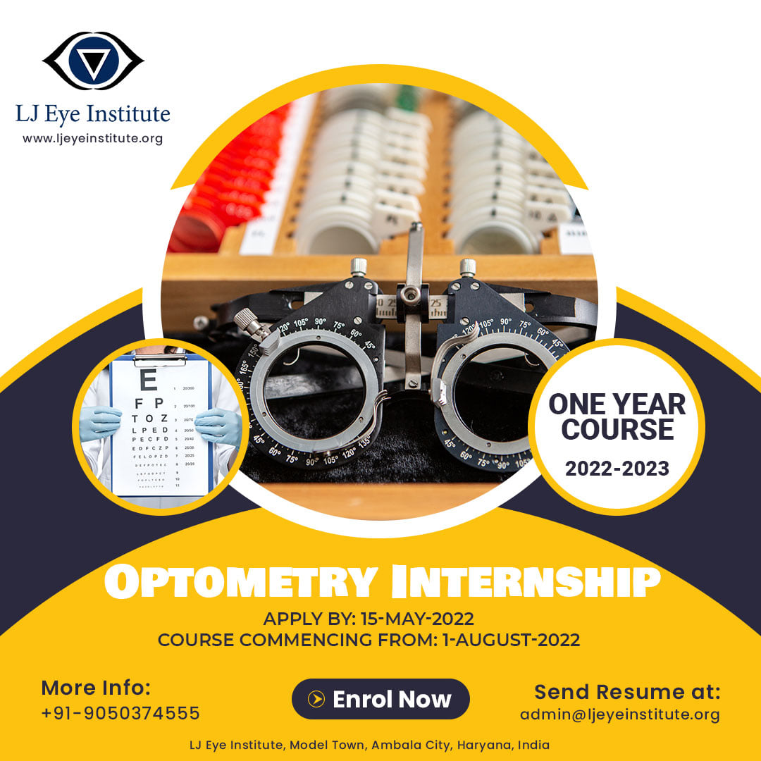 Optometry Internship Course in Haryana | LJ Eye Institute - Ambala
