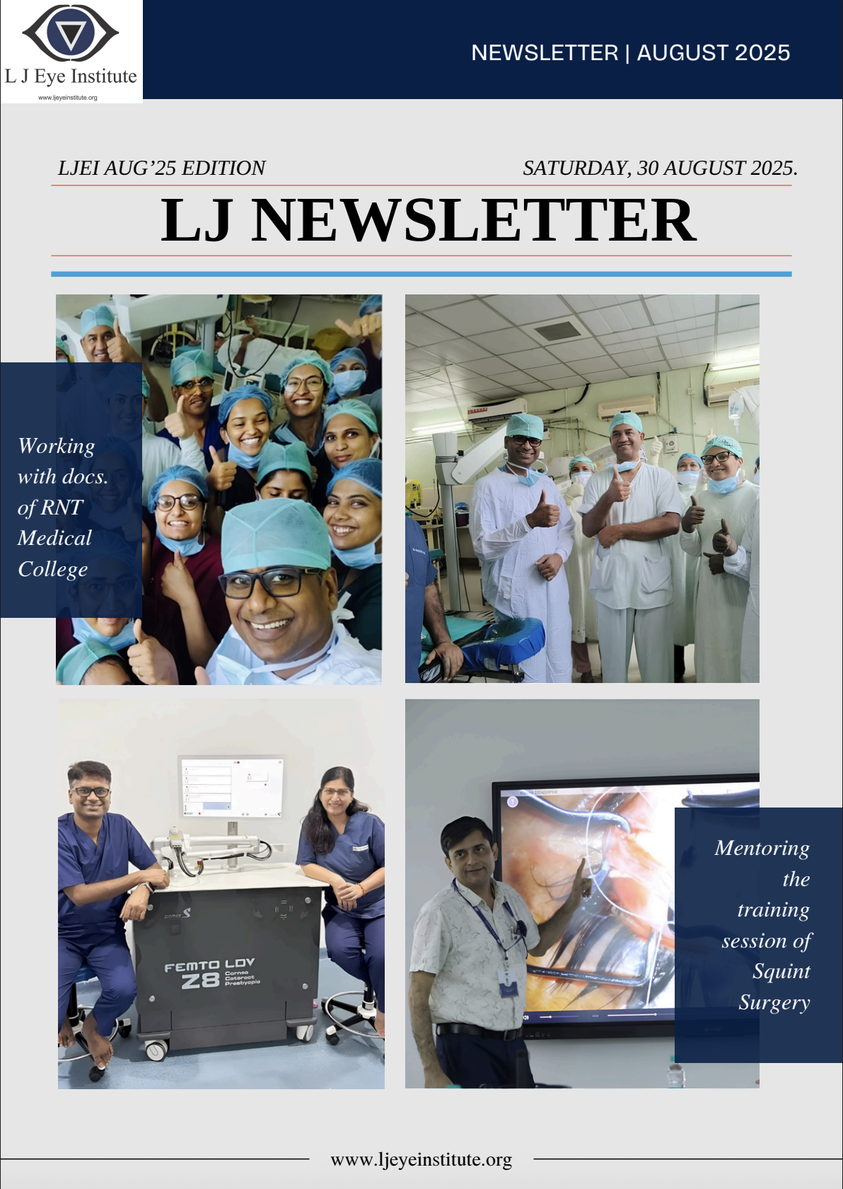 August 2025 Newsletter | LJ Eye Institute