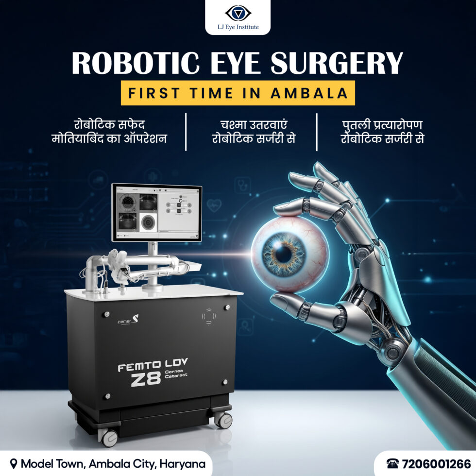 Experience the Future of Vision: Robotic Eye Surgery at LJEI Ambala ...